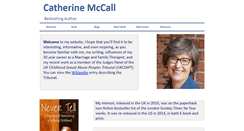 Desktop Screenshot of catherinemccall.net